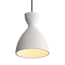 Golden Canada 2173-7 WCT - Golden Lighting Aethera 7in Integrated LED Pendant in White Sandstone Cement
